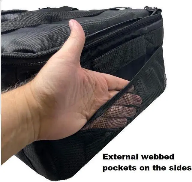 Alt view image 4 of 6 - Printer Carrying Case for use with Epson ET-2800, ET-2850, ET-2720 Printer - Padded Printer Travel Bag - Black