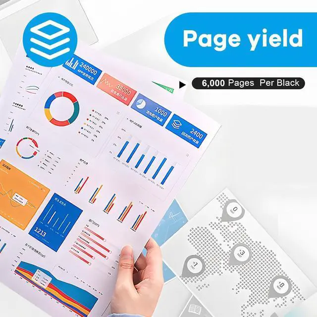 Alt view image 3 of 6 - Ennovor Remanufactured C241XK0 Black Extra High Yield Toner Cartridge Replacement for Lexmark C241XK0 for C2425 C2535 MC2425 MC2535 MC2640 Printer Ink (6,000 Pages)