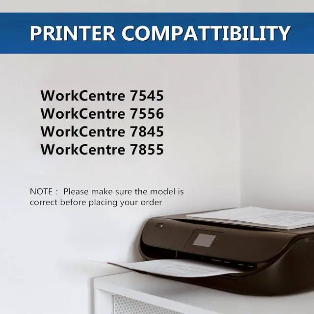 Alt view image 2 of 6 - Ennovor 604K62210 fuser Unit Replacement for Xerox 604K62210 fuser Unit for use in Xerox WorkCentre 7545 7556 7845 7855 Printers,110V (1- Pack)