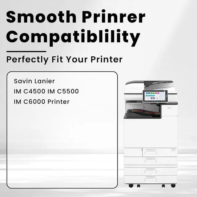 Alt view image 2 of 7 - Ennovor Vylent IM C4500 C6000 Cyan Toner Cartridge High Yield Replacement for Ricoh 842282 Savin Lanier IM C4500 IM C5500 IM C6000 Printer Ink 1-Pack