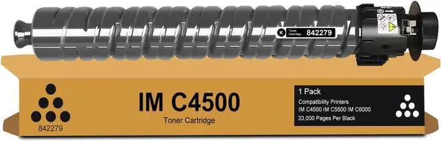 Main image of Ennovor IMC4500 C6000 842279 Black High Yield Toner Cartridges Replacement for 842279 Toner Cartridges for IM C4500 IM C6000 Printers(1 Pack,842279)
