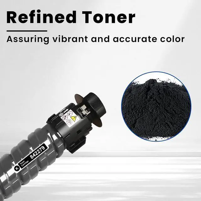 Alt view image 4 of 7 - Ennovor IMC4500 C6000 842279 Black High Yield Toner Cartridges Replacement for 842279 Toner Cartridges for IM C4500 IM C6000 Printers(1 Pack,842279)