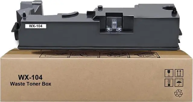 Main image of WX-104 Compatible Waste Toner Box Replacement for WX104 A7XWWY2 Waste Toner Container for Konica Minolta bizhub 227 287 Printers (1 Pack)