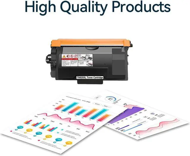 Alt view image 3 of 5 - TN-920XL TN920XL TN920 XL TN920V High Yield Toner Cartridge Use for Brother HLL5210DN HLL5210DW HLL5215DW HLL6210DW HLL6217DW HLL6415DW DCPL5510DN MFCL5710DN Printers (1-Black)