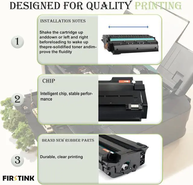 Alt view image 4 of 6 - High Yield 132 Black Toner Cartridge 132P Black Toner Cartridge Replacement for 132 P and 132 MF Printers