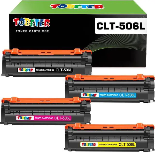 Main image of Ennovor ToBeter Compatible CLT-506L Toner Replacement for Samsung CLT-K506L CLT-C506L CLT-M506L CLT-Y506L Toner for Samsung CLP-680ND CLX-6260FD CLX-6260FW Printers (6,000 Pages, High-Yield, 4 Pack)