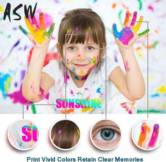 Alt view image 3 of 7 - ASW 72 Ink Cartridge Compatible Ink Cartridges Replacement for HP72 Ink Cartridge 130ML for HP Designjet T1100 T1200 T1100ps T1120 SD-MFP T1120ps T2300 T610 T790 Printer (6 Pack), 72 M/K/C/GY/MK/Y