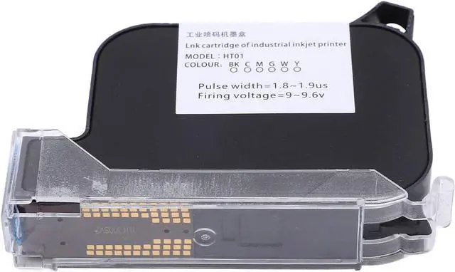 Alt view image 5 of 7 - 42ML Handheld Printer Ink Cartridge, Rapid Drying Inkjet Printer Cartridge Replacement 12.7mm, for Bentsai Handheld Inkjet Printer (Red)