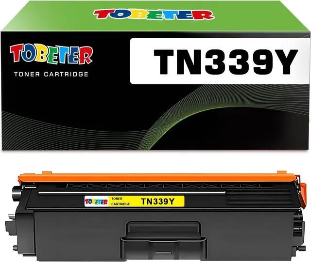 Main image of ToBeter Compatible TN339 Yellow Toner Replacement for Brother TN339Y TN-339Y TN-339 Toner Cartridge for MFC-L9550 MFC-L9550CDW HL-L9200 HL-L9300 Printer (6,000 Pages, High Yield, 1 Yellow)