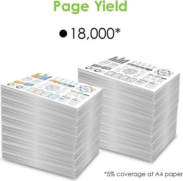 Alt view image 3 of 7 - Remanufactured 213Y 213A 213X Extra High Capacity Toner Cartridge Replacement for W2130Y for HP 5700 6700 6701 MFP 5800 MFP 6800 MFP 6801 Printer (1 Black)