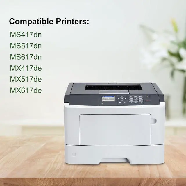 Alt view image 2 of 6 - 51B1H00 Toner Cartridge High Yield (1-Pack) Compatible Replacement for Lexmark 51B1H00 Toner Cartridge Work with MS417dn MS517dn MS617dn MX417de MX517de MX617de Printer.