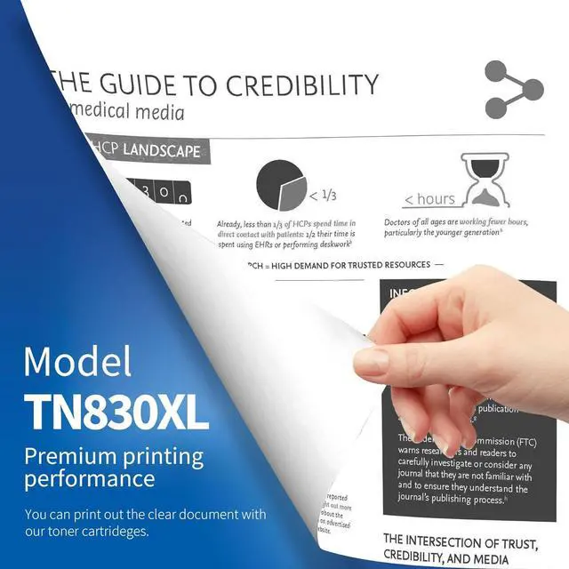 Alt view image 5 of 6 - TN830XL Toner (with Chip) High Yield Replacement for Brother TN830XL TN830 Toner for Brother DCP-L2640dw HL-L2405w HL-L2460DW HL-L2400D HL-L2480DW MFC-L2820DW Printer, Black