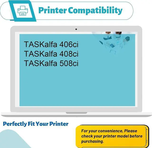 Alt view image 2 of 7 - WT-5191 1902R60UN2 Waste Toner Container Box Replacement Compatible for Kyocera TASKalfa 406ci 408ci 508ci Printer (1-Pack)