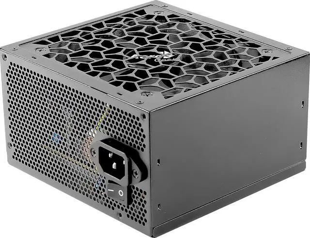 Alt view image 4 of 7 - Aerocool AEROB550, PC Power Supply 550W, 80Plus Bronze 230V EU, ATX 12V, Fan 12cm, Black