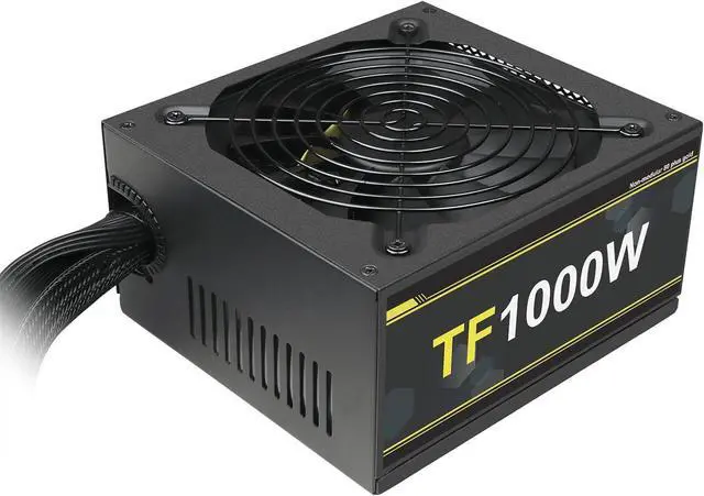 Alt view image 3 of 7 - 1000W Power Supply Full Voltage 100-240V Active PFC Gaming PSU Computer Power Supplies Non-Modular 80 Plus Gold for Desktop PC Server
