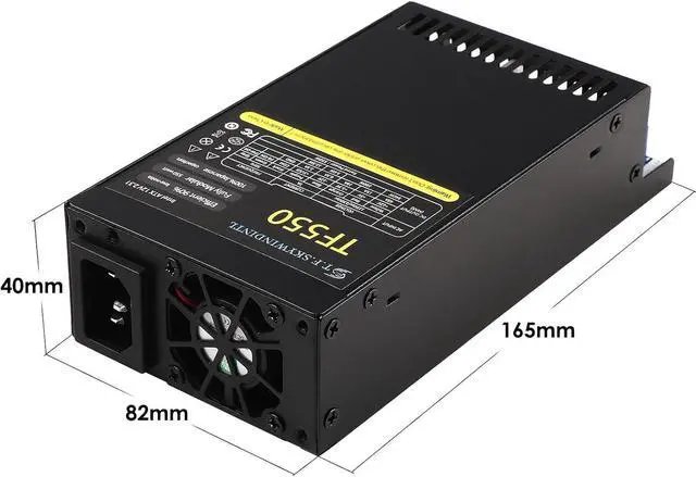 Alt view image 7 of 7 - Flex ATX 550W Power Supply Fully Modular PSU Full Voltage 110/220V AC for POS AIO System Desktop Gaming Server Small Form Factor Mini ITX Computer Power Supplies (TF550B)