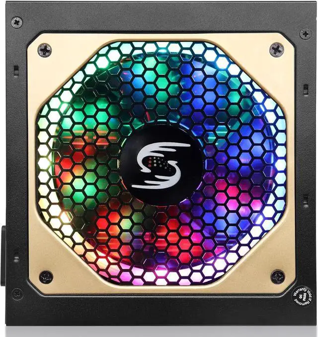 Alt view image 2 of 7 - TF850M ATX Power Supply 850W Modular Gaming PSU Full Voltage 110/220V Computer Power Supplies with 120mm ARGB FDB Fan for Desktop PC Server