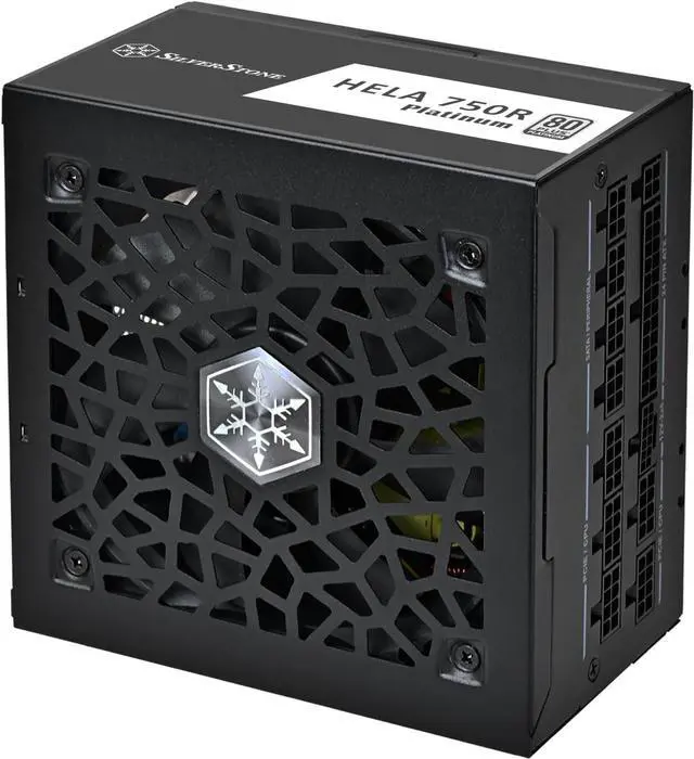 Main image of SilverStone Technology HELA 750R Platinum 80 Plus Platinum 750W ATX 3.1 Power Supply, SST-HA750R-PM