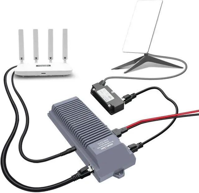 Main image of XTAR-Link EL3 V2- DC Power Supply for Starlink Standard ACTUATED (Gen 2),12V to 48V DC Power Supply,Reduce Power Consumption (EL3 V2 Set)