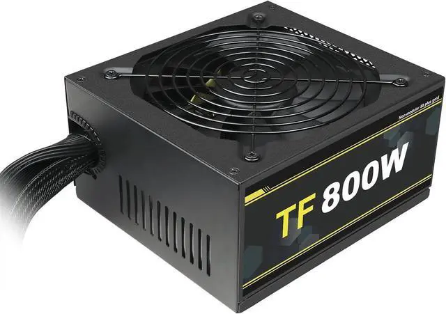 Alt view image 3 of 7 - 800W Power Supply Full Voltage 100-240V Active PFC Gaming PSU Non-Modular 80 Plus Gold Computer Power Supplies for Desktop PC Server