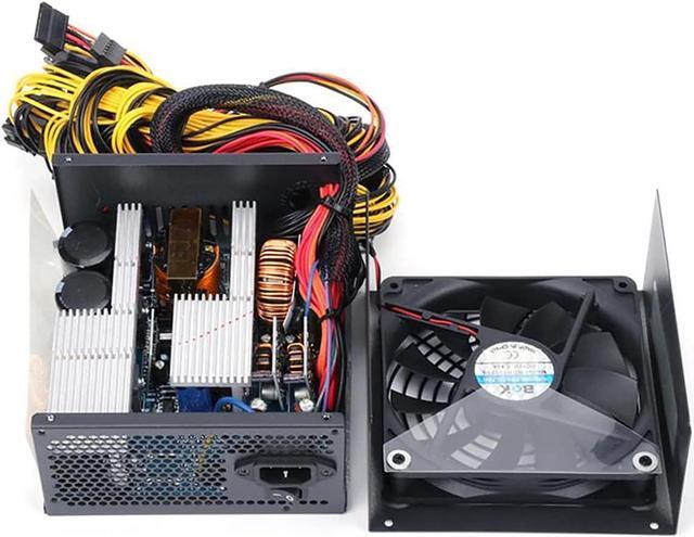 Alt view image 5 of 7 - 2000W Mining Power Supply Support 6 8 GPUs GPU Mining Rig, Aleo ETH Miner, Active PFC, PC 2000W Mining Power Supply PSU for 8 GPU ETH Rig Ethereum Miner Designed 110V-220V