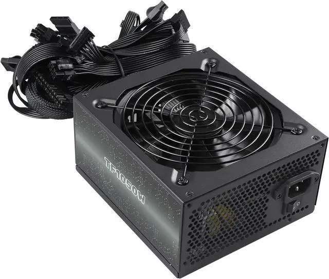 Alt view image 7 of 7 - 1050W Power Supply Full Voltage 100-240V Active PFC Gaming PSU ATX Computer Power Supplies Non-Modular 80 Plus Bronze for Desktop PC Server