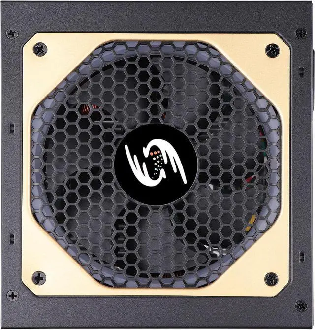 Alt view image 7 of 7 - 850W PSU Fully Modular RGB Power Supply Full Voltage 110-240V Standard ATX Form Factor with 24pin Motherboard Power Whisper-Quiet 120mm FDB Fan Active PFC for Desktop Gaming PC