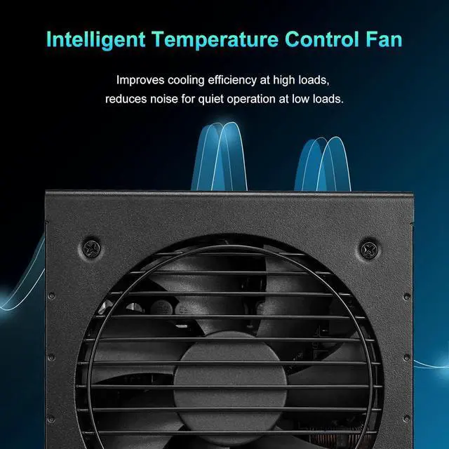 Alt view image 3 of 6 - SAMA Black 850W Power Supply - Fully Modular 80 Plus Gold Certified ATX 3.1 & PCIE 5.1 Compliant Power Supply, Supports RTX 30/40 Series GPUs