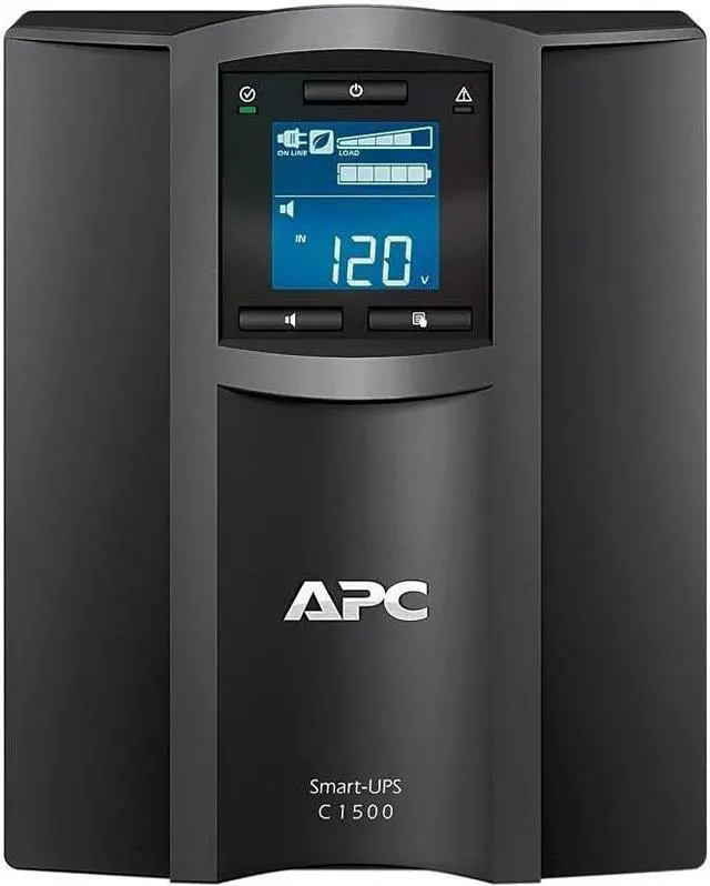 Alt view image 2 of 5 - APC 1500VA Smart UPS with SmartConnect, SMC1500C Sinewave UPS Battery Backup, AVR, 120V, Line Interactive Uninterruptible Power Supply