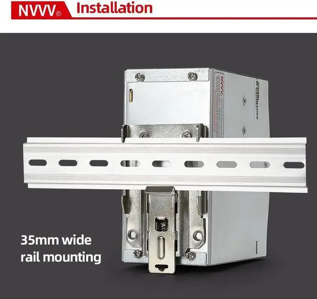 Alt view image 4 of 6 - WDR-240-24 24V, Input:180~550VAC,Output:24VDC 10A, 240W Industrial DIN Rail Power Supply AC to DC Converter