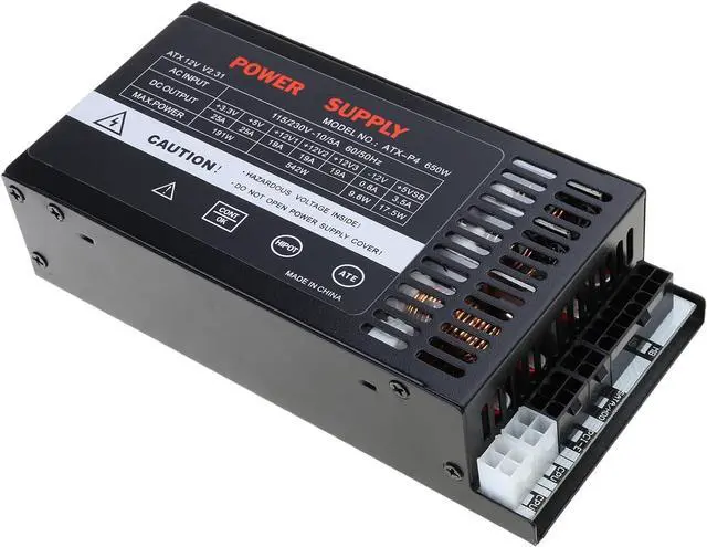 Alt view image 7 of 7 - 600W Full Modulars 1U Flexs ATXs PSUs PC Power Supply 110-264V ENP-7660B for K39 ITX Case Game Desktop