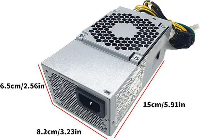 Alt view image 7 of 7 - Desktop Computer Power Supply 6P+4P+8P for Small Form Factor Quiet Operate 180W/250W/300W/500W/550W/600W