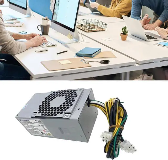 Alt view image 2 of 7 - Desktop Computer Power Supply 6P+4P+8P for Small Form Factor Quiet Operate 180W/250W/300W/500W/550W/600W