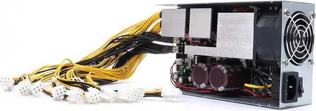 Alt view image 4 of 6 - SERDAS 2000W 2400W ETH Miner Power Supply 95% Efficiency AC 180-260V ATX Power Source for BTC ETH Bitcoin Mining Ethereum(2000W)