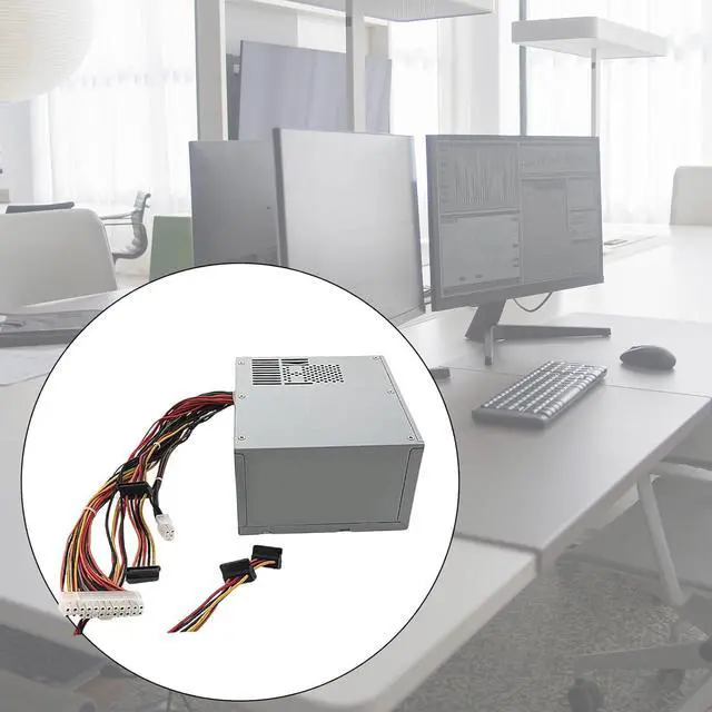 Alt view image 5 of 7 - 24P+4P+SATAs 300W PSUs Replacement Desktop Computer Power Supply for 390 790 990 3010 7010 9010MT HU300PM-00 B300NM-00