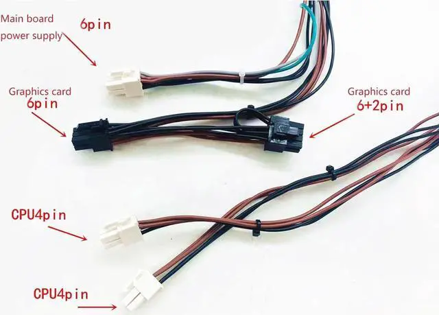 Alt view image 6 of 7 - Space Saving 500W Power Supply for 7080MT 3650 3670 3671 5090 3260 Desktop with Stable Output and Low Acoustics Low Noise