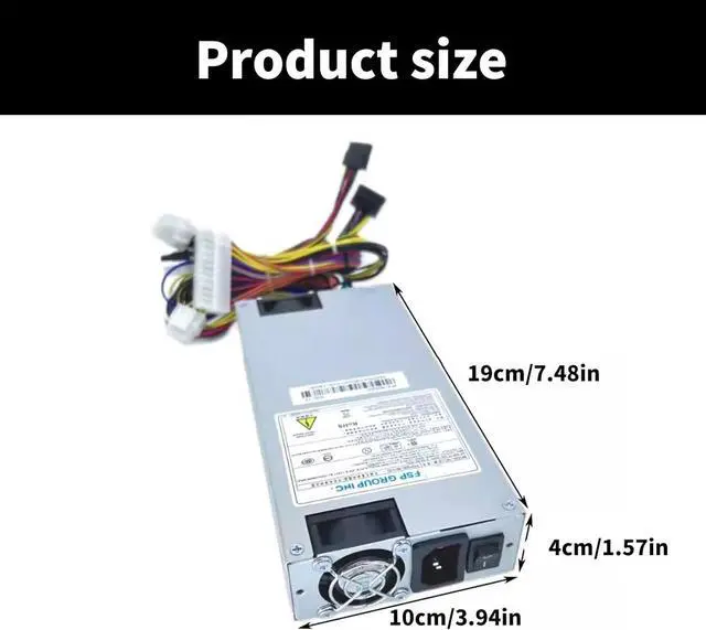 Alt view image 4 of 7 - 250W 300W 350W PSUs Power Supply for 1U Small Form Factor Computers Double 8Pin Connectors