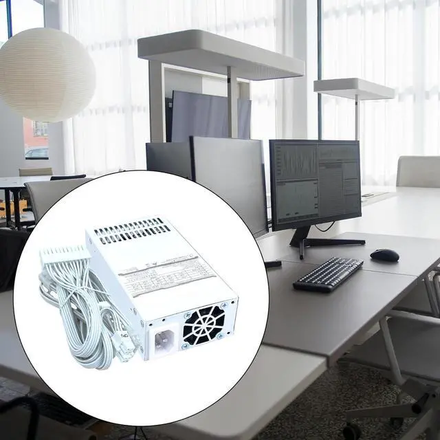 Alt view image 5 of 7 - 400W Module Full Module Small 1U Power Supply for Computer 1U Module Low Noise White