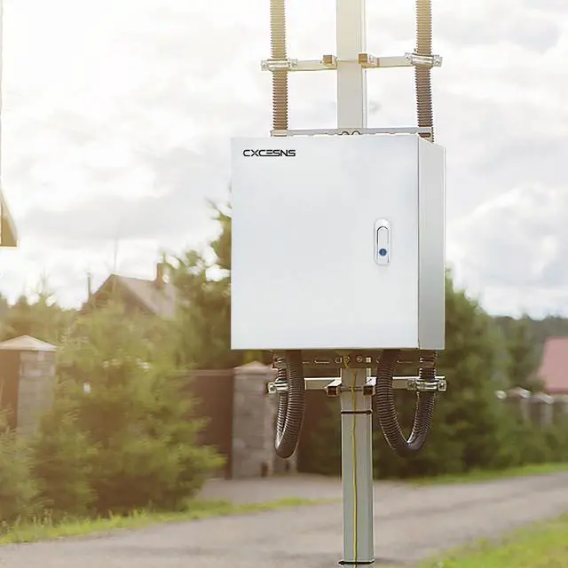 Alt view image 7 of 7 - Outdoor Electrical Box 20 x 20 x 8''D NEMA 4X Enclosure Steel Box, Waterproof & Dustproof Outdoor/Indoor Lockable Electrical Junction Box, with Mounting Plate