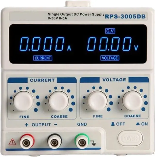 Alt view image 2 of 3 - RPS-3005DB DC Regulated Power Supply 30V5A Adjustable Power Supply Computer Repair Power Supply