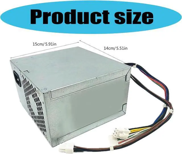 Alt view image 7 of 7 - 280W Desktop Computer Power Supply Unit Replacement for PCE015 PS4281-1HA D14-280P1A 758651-00 Computers Accessories