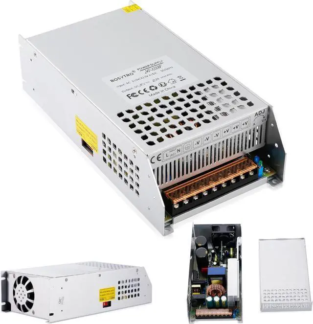 Main image of DC 24V 41.6A 1000W Switching Power Supply SMPS AC 110V / 220V-DC 24V Transformer Adapter, for Medical Equipment,CNC,Computer Project of Industrial Power Supplies