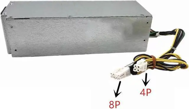 Alt view image 6 of 7 - 8Pin 240W Power Supply Unit Desktop Power Replacement for 3040 3046 3250 3650 3656 5040 7040 B240NM-00 D240EPN-00
