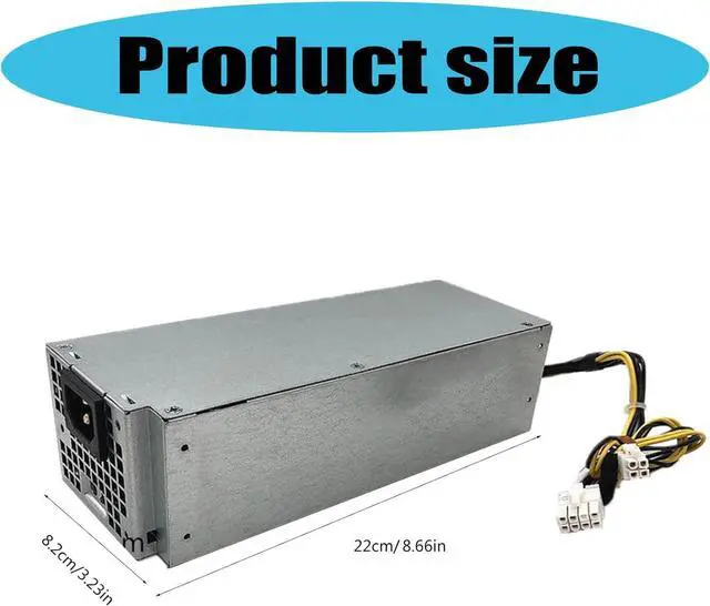 Alt view image 7 of 7 - 8Pin 240W Power Supply Unit Desktop Power Replacement for 3040 3046 3250 3650 3656 5040 7040 B240NM-00 D240EPN-00