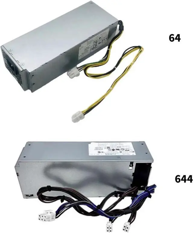 Alt view image 7 of 7 - YIBAISI Power Supplys 6+4+4Pin 6+4Pin High Efficiency 260W Replacement Power Supply Unit for Tower