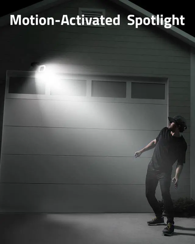 Alt view image 6 of 6 - eufy Security SoloCam S230,SOLARPLUS, Solar Security Cameras Wireless Outdoor, 2K Cameras for Home Security, Integrated Solar Panel, Spotlight, 2.4GHz Wi-Fi, No Monthly Fee.