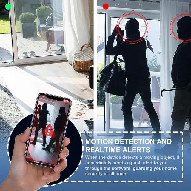 Alt view image 4 of 4 - LIZVIE Spy Hidden Camera Clock, FHD 1080P Hidden Camera Clock, Wireless WiFi Nanny Cam for Home Indoor Security, Night Vision