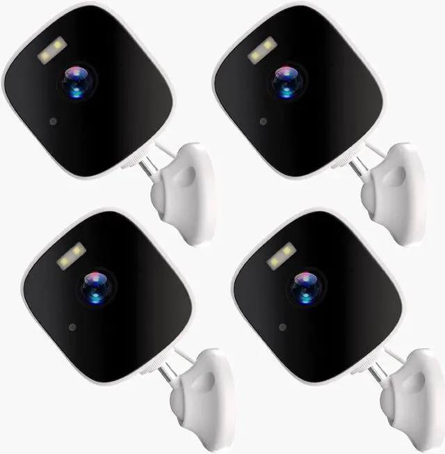 Main image of 2K Indoor Security Cameras with Color Night Vision, WiFi Home Camera for 24/7 Recording, Cameras for Home Security, Dog Camera with AI Detection,2-Way Talk, Cloud&SD, Works Alexa&Google Assistant 4PCs