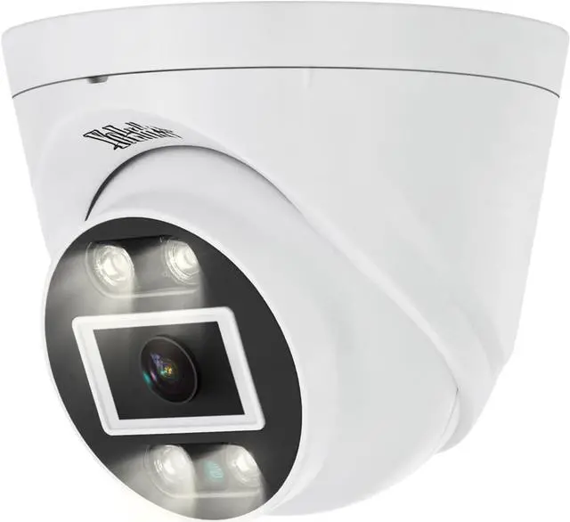 Main image of 5MP Turret POE Camera, Security IP Dome Camera Outdoor Indoor, Human/Motion Detection, 2 Way Talk, Color Night Vision for Home Surveillance, IP66 Waterproof V