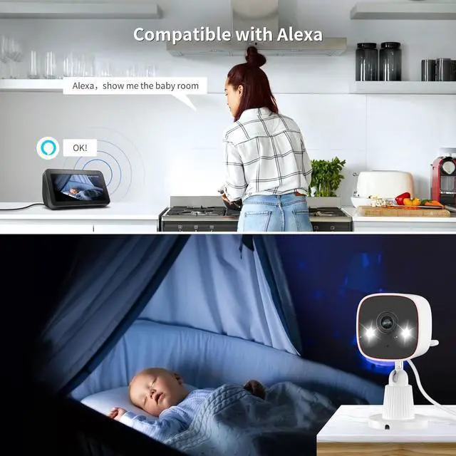 Alt view image 5 of 7 - Gadpiparty Jennov Outdoor/Indoor Security Cameras 5Ghz/2.4Ghz WiFi, 2K HD Color Night Vision/Motion Detection /2-Way Audio/IP66 Waterproof Pet Dog Cat Baby Monitor Camera for Home Security